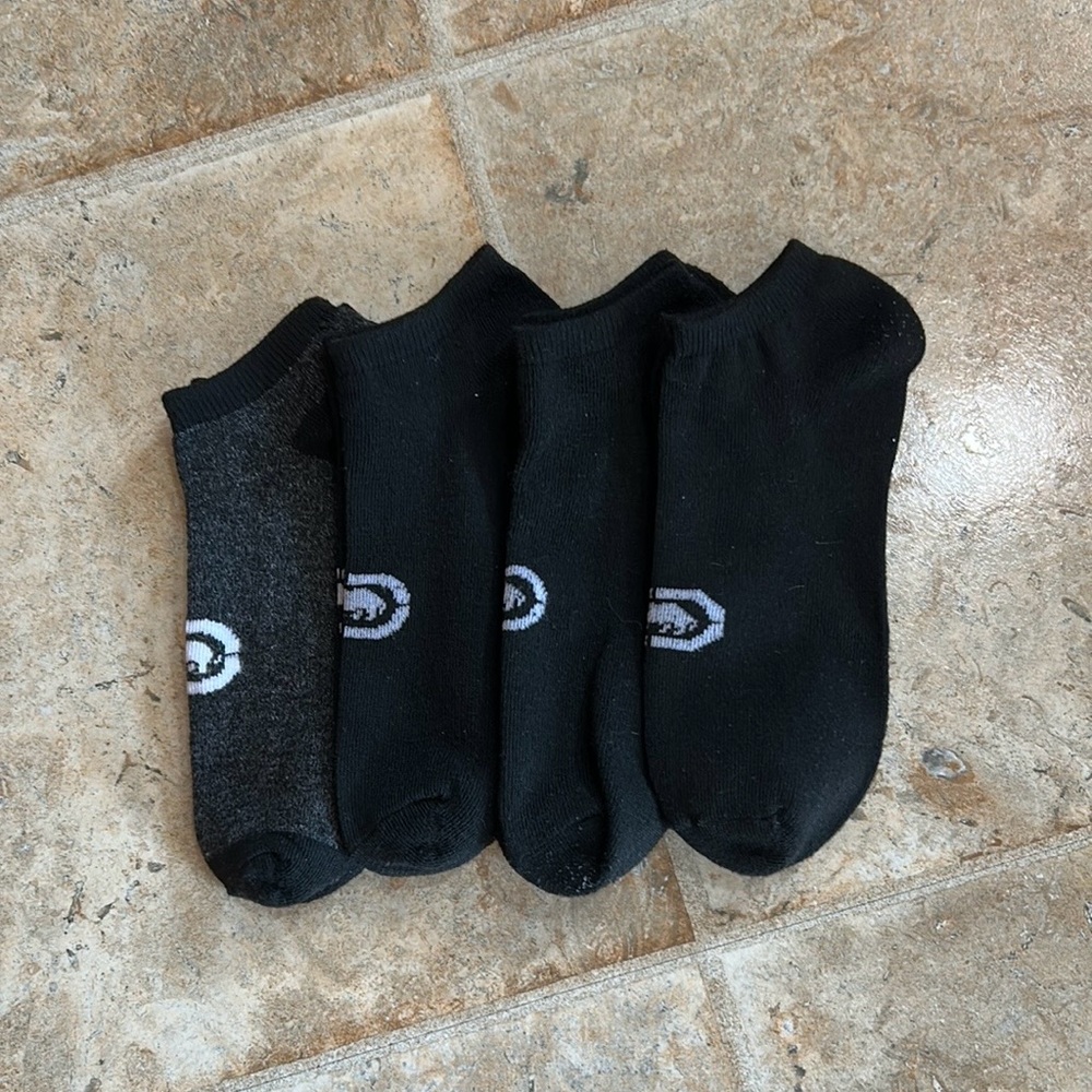 Ecko Unlimited Black Athletic Socks Bundle
